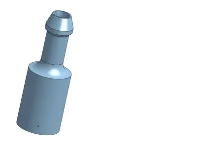 M-Jet cover lock and cooling nozzle  Free 3D model