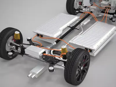 RWD Hybrid Chassis 3D model