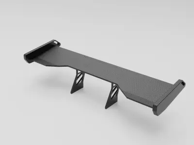 spoiler black serier 3D model
