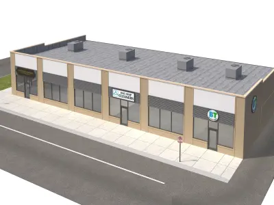 Retail-065 Retail Store 3D model