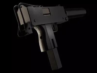 Mac 10 - Model and Textures high-poly 3D model 3D model