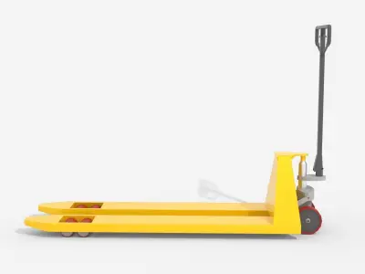 Hand Pallet Truck - Trans Pallet Low-poly 3D model
