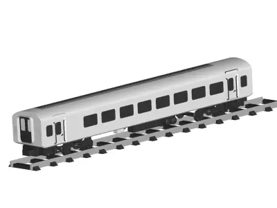 train -  rail   3D model