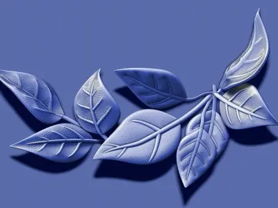 tree leaves 3D print model