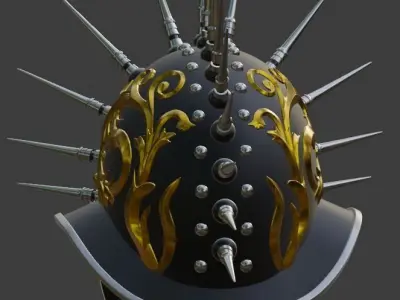 Custom Roman Helmet 3D print model 3D print model