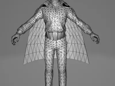 STAR WARS Lando Calrissian - Low Poly Game Battlefield FBX MODEL Low-poly 3D model