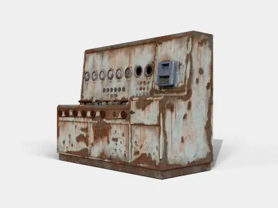 Industrial Controll Panel 3D model