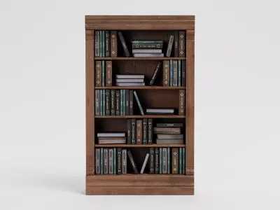 -Bookshelf V4- 3D model
