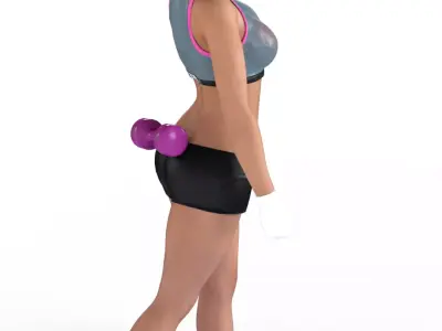 Mila Combat Training 3D print model