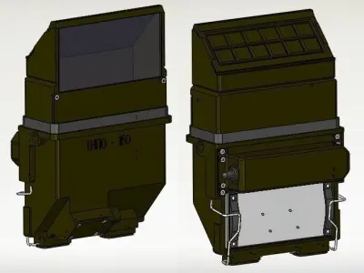 Inspection viewing vision device tnpo-160 for tank T-64 3D model