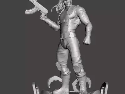 Winter Soldier 3d model for 3d printing 3D print model