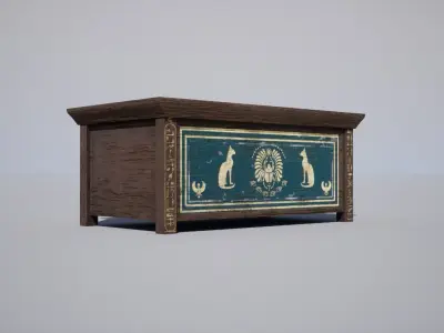 Egyptian Table Low-poly 3D model buy