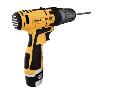 electric drill Low-poly 3D model purchase