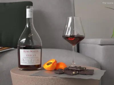  Remy Martin Tercet Cognac with Chocolate and Apricot 