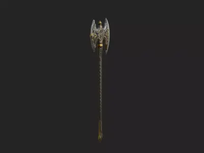 axe 3D Model 007 Low-poly 3D model