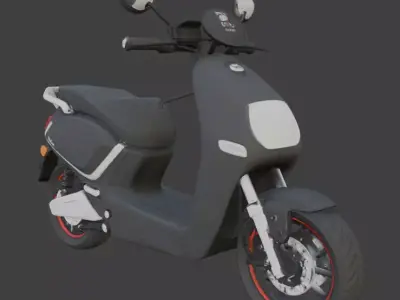 High-Quality 3D Model of Modern Electric Scooter 3D model