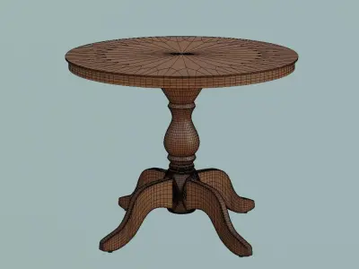 Wooden Table 3D model