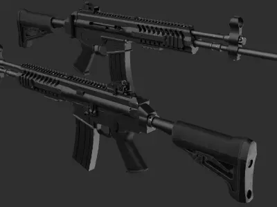 SNT Motiv K2C1 Low-poly 3D model