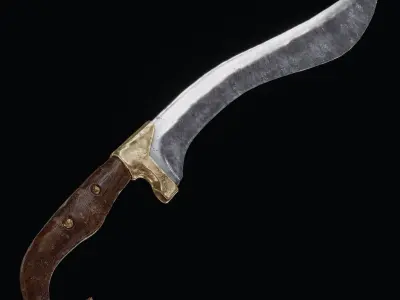 Sword of Alexander the Great Low-poly 3D model