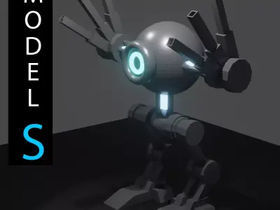 BluEye - Model S Low-poly 3D model