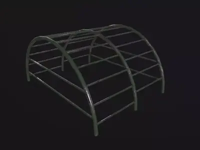 Soviet Oldschool Climber Low-poly 3D model purchase