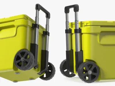 YETI Roadie 48 Wheeled Cooler Yellow 3D model