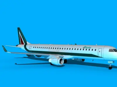 Embraer Emb-190 Alitalia 3D model