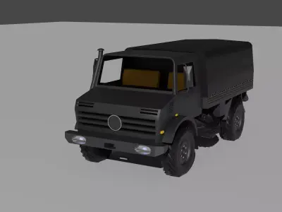 unimog military vehicle 3D model