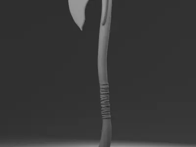 Laviathan Axe Low-poly 3D model