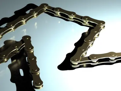 Bicycle chain 3D model purchase