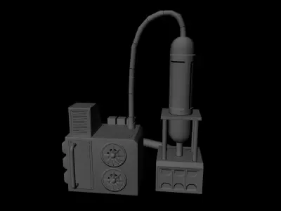 Sci-Fi Asset Low-poly 3D model purchase