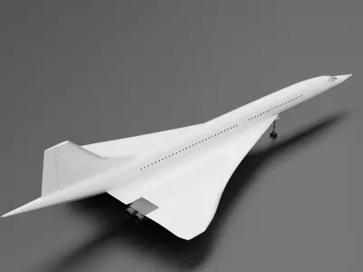 Concorde jet 3D model buy