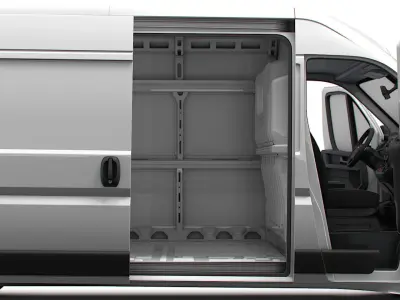 Opel Movano Van L4H2 HQ Interior 2023 3D model
