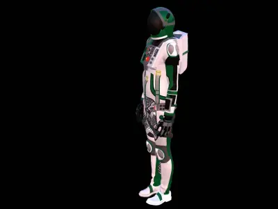 Astronaut Spacesuit Portugal 3D model