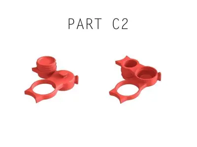 Recycled Bottle Roof Builder 3D print model