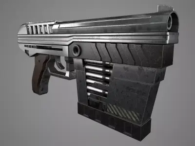 SCI-FI Handgun 3D model purchase