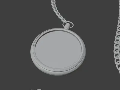 Pocket watch 3D model purchase