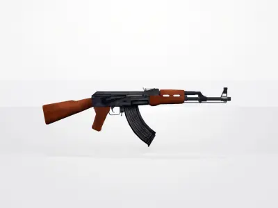 Ak47 GUN Low-poly 3D model buy
