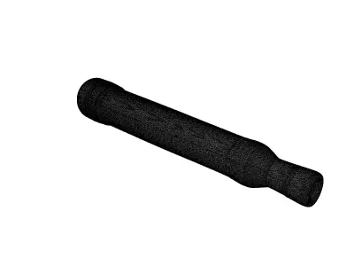 Futuristic Stun Baton 3D Model 3D model