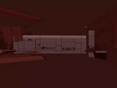 Smart Manufacturing Exhibition Scene 3D model