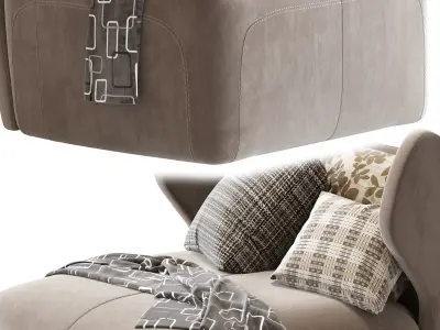 DC 80 Armchair Ceccotti Collezioni 3D model