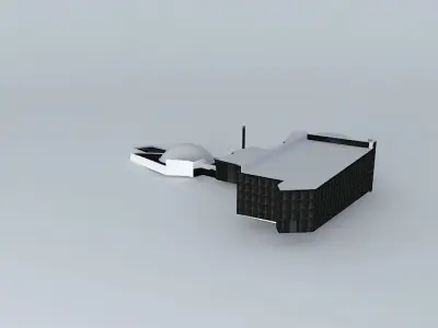 Mendes-France area Free 3D model