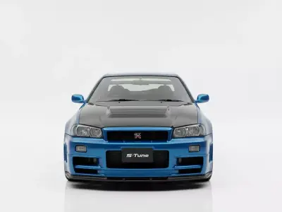 Nissan Skyline GT-R R34 S-Tune Inspired Low-poly 3D model