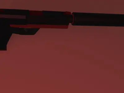 usp for game  Low-poly 3D model