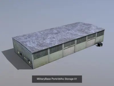  Collection MilitaryBase PortoVelho 3D Model Pack purchase