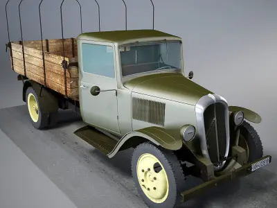 Citroen 23R Cargo Truck 3D model