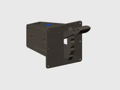 Flap Mechanism for Flight Simulator 3D Printable 3D print model