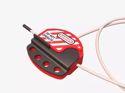 lock for gate valve A Free 3D model