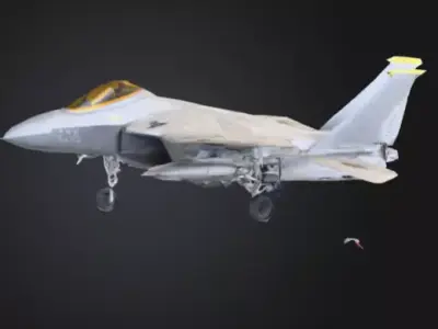 FIGHTER JET FOR GAME READY 3D model