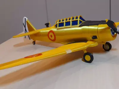 PLANE NORTH AMERICAN T-6 TEXAN 3D print model